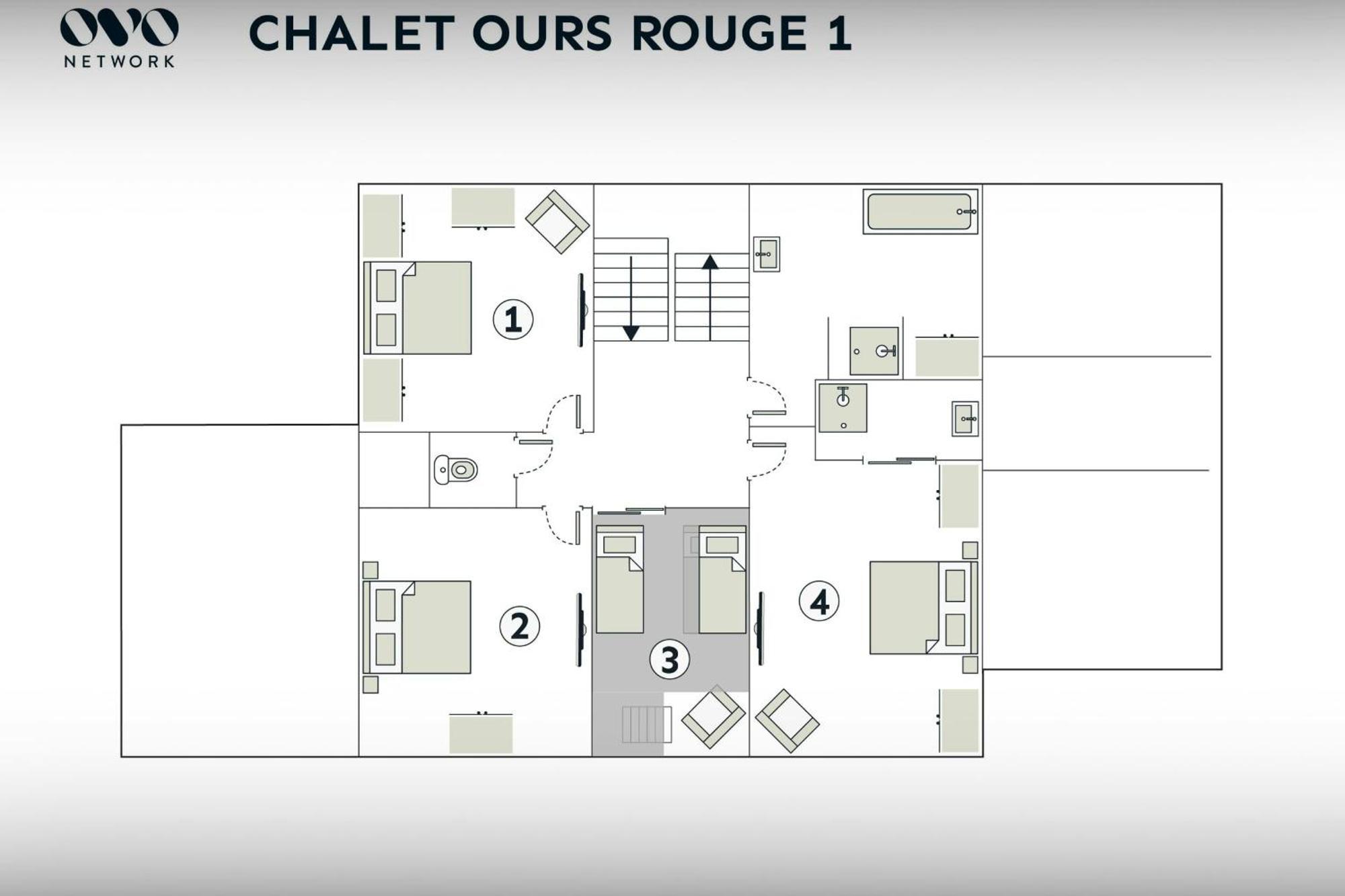 Chalet Ours Rouge - Ovo Network Villa เลอกรองด์บอร์นอง ภายนอก รูปภาพ